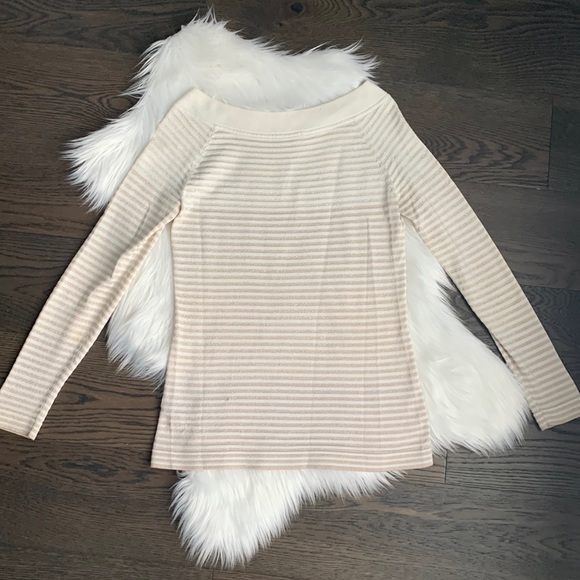 WHBM Wide Collar Ombré Sparkle & Shimmer Sweater - Picture 9 of 9